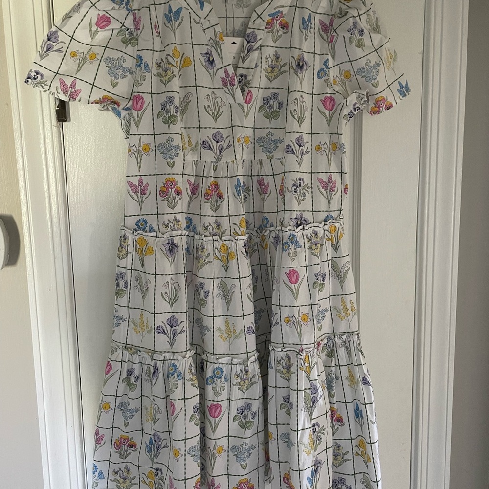 Crown & Ivy White Puff Sleeve Sundress